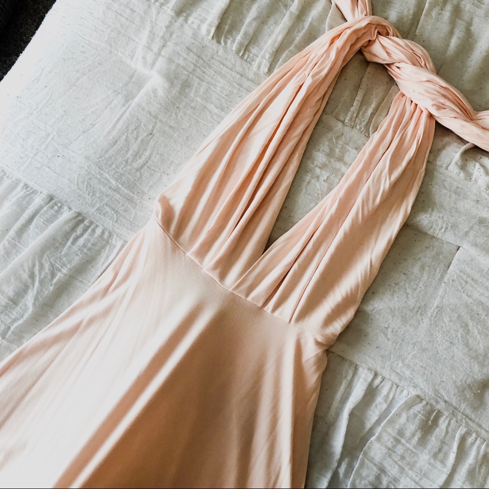 Lulu’s - Blush pink maxi dress